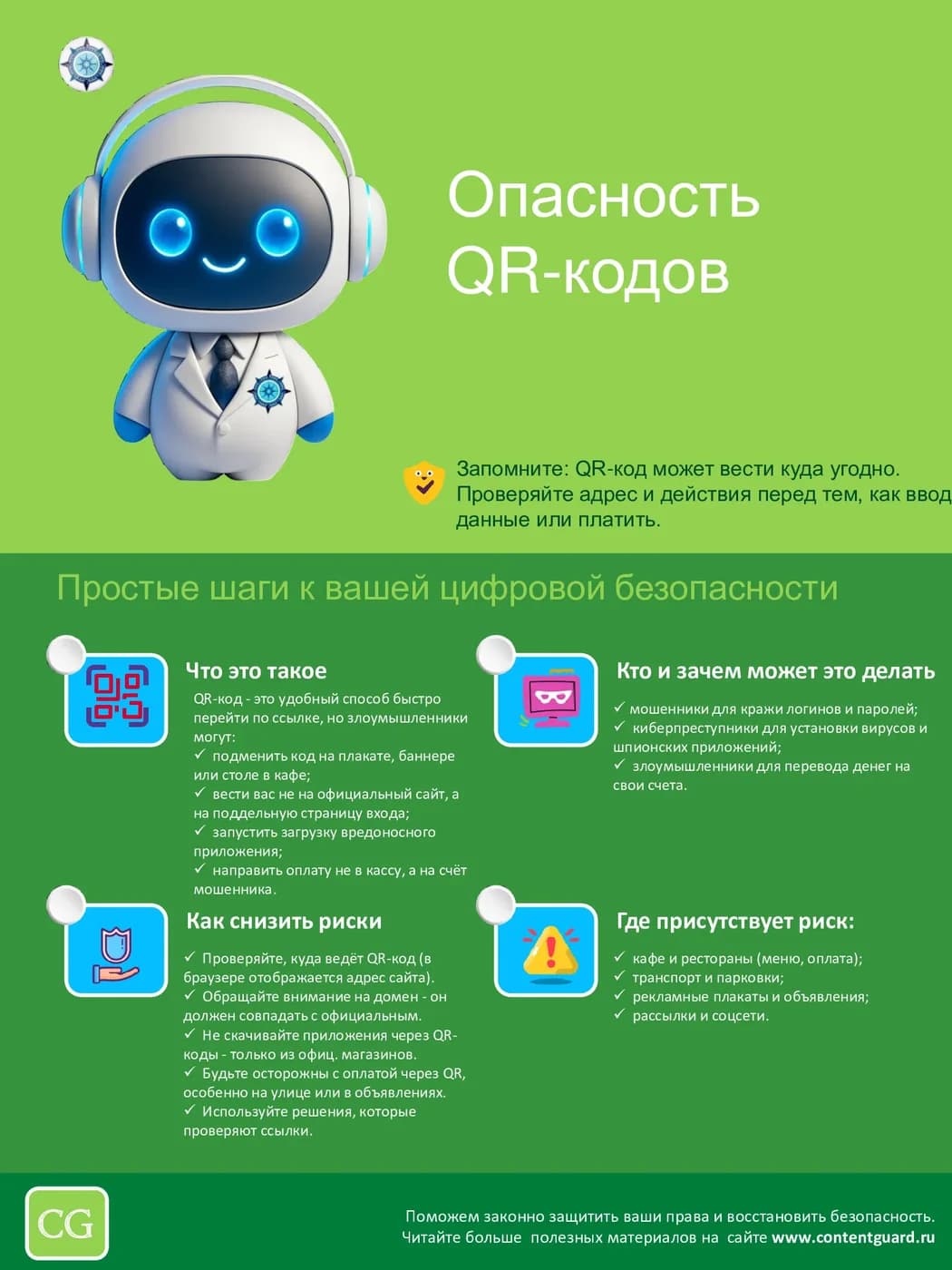 Иллюстрация к материалу: Опасность QR-кодов