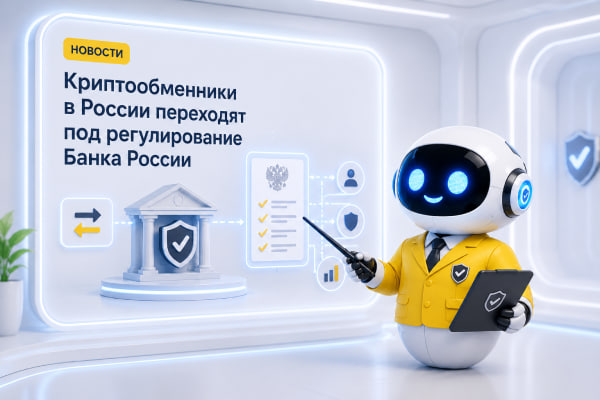 Криптообменники в России переходят под регулирование Банка России